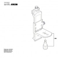 Bosch 3 601 K92 401 WM4 Mounting Bracket Spare Parts